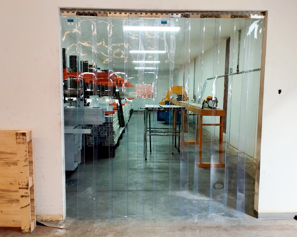 Cortinas de PVC em Tiras — Câmara Fria, Docas e Indústria